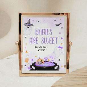 Poster Oh Folha Bebês de Halloween Boo-y são Doces