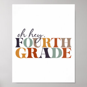 Poster Oh Olá Quarta Série Ck Para a Escola Para Professo