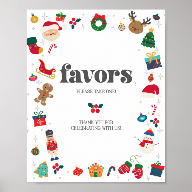 Poster Oh Que Diversão De Natal Favorece Sinal (Frente)