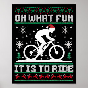 Poster Oh Que Diversão É Andar De Bicicleta Montanhismo C