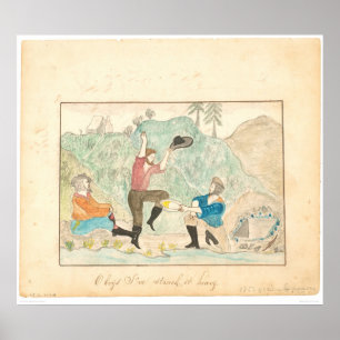 Póster Oh rapazes, eu peguei pesado (1603A)