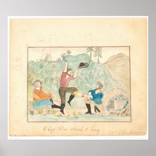 Póster Oh rapazes, eu peguei pesado (1603A) (Frente)