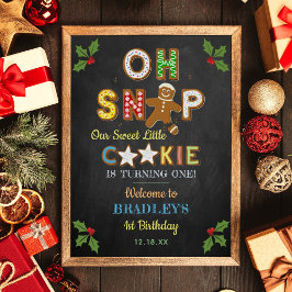 Poster Oh, Snap! Gingercake Cookie Qualquer Idade Anivers