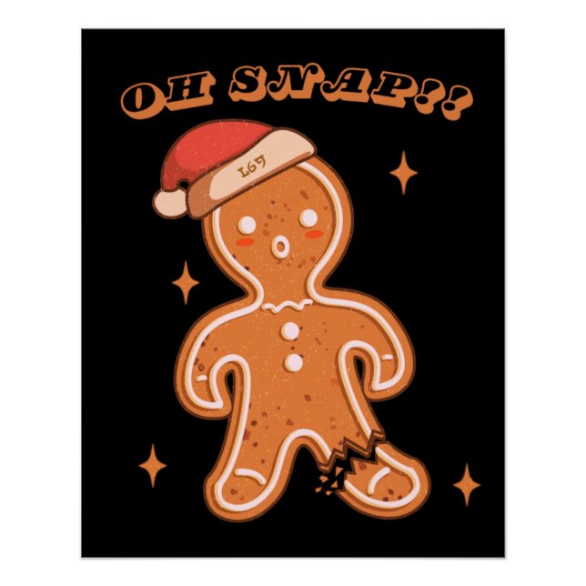 Póster Oh, SNAP! Natal engraçado! (Frente)