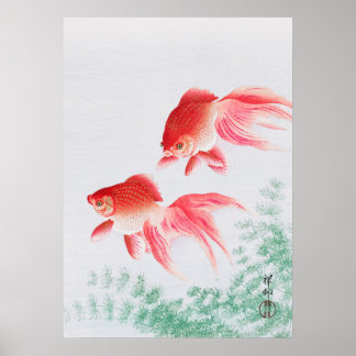 Poster ohara koson's Japanese painting poster,vintage小原古邨