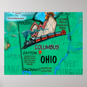 Poster Ohio USA