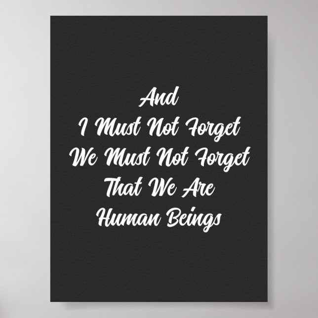 Poster Oi Ren Human Beings (Frente)