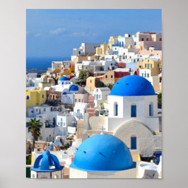 Poster Oia, Santorini - Ilha Grega