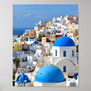 Poster Oia, Santorini - Ilha Grega