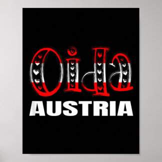 Poster Oida Áustria Futebol Gemma Voigas Animação