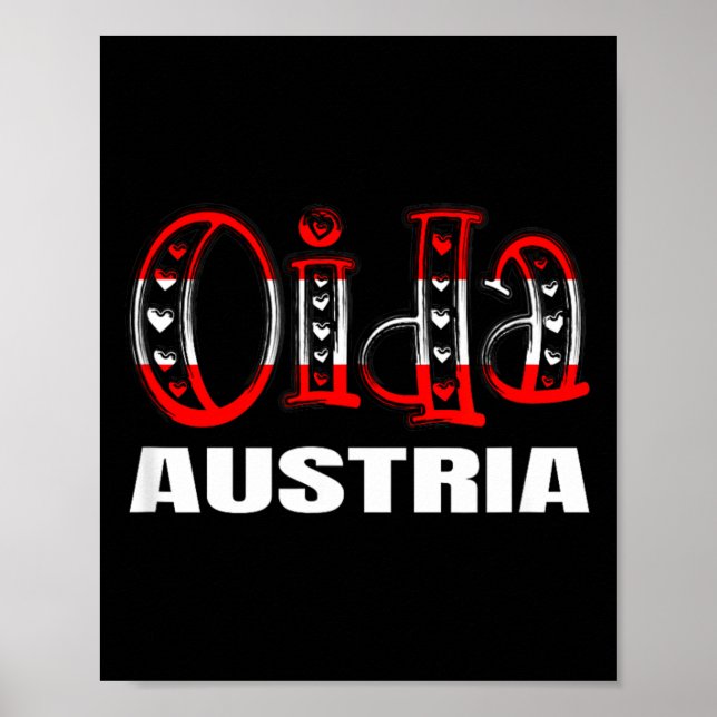 Poster Oida Áustria Futebol Gemma Voigas Animação (Frente)