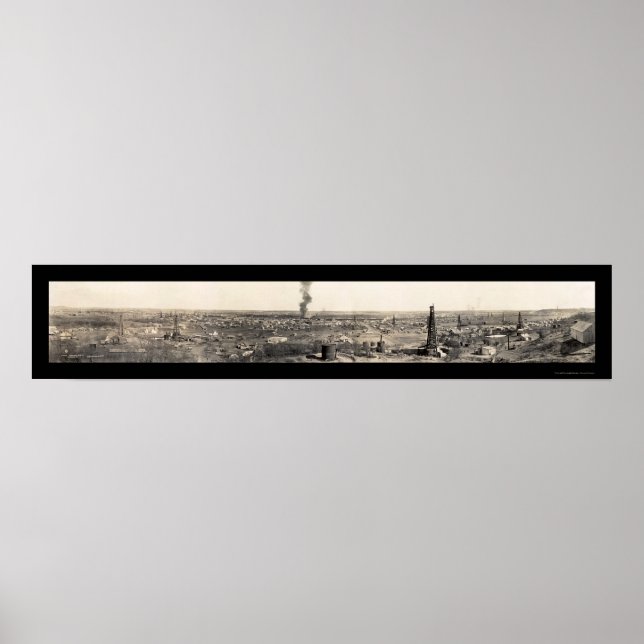 Poster Oil Fields Ranger Foto 1919 (Frente)