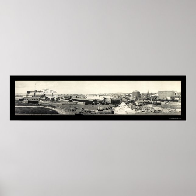 Póster Oil Porto Rico Foto 1919 (Frente)