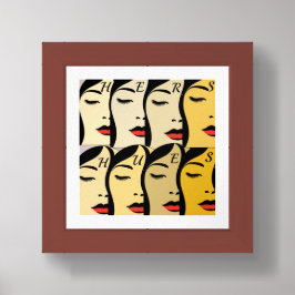 Poster "Oito Sombras de Sua Arte de Muro - Fac da 