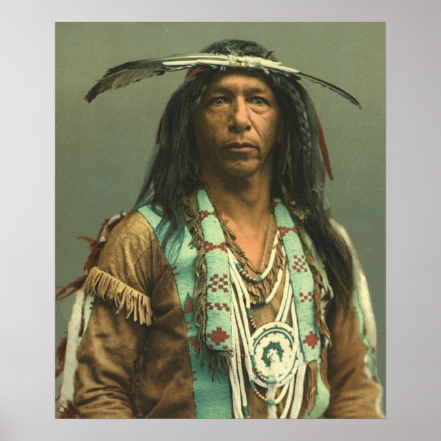 Poster Ojibwa Brave, Arrowmaker (Frente)