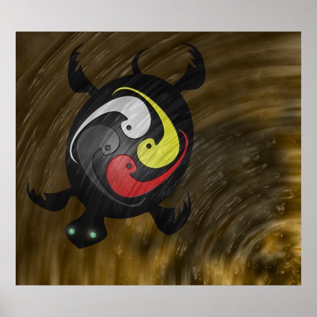 Póster Ojibway Miskwaadesi (Frente)