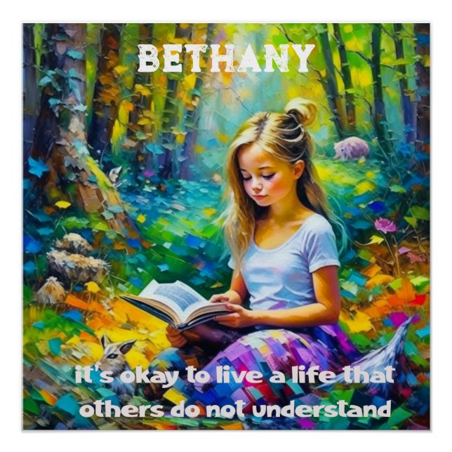 Póster OK para viver uma vida que os outros não entendem (Frente)