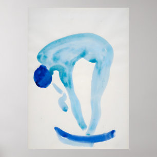 Poster O'Keeffe - Série Azul - Abstrato