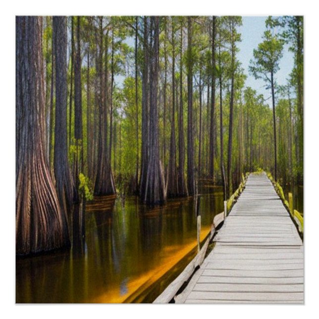 Póster Okefenokee Swamp (Frente)