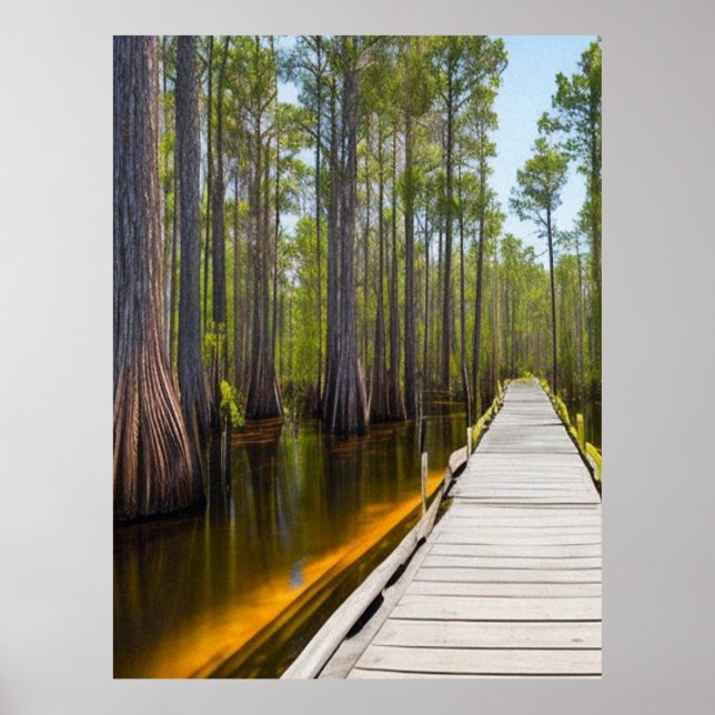Poster Okefenokee Swamp (Frente)