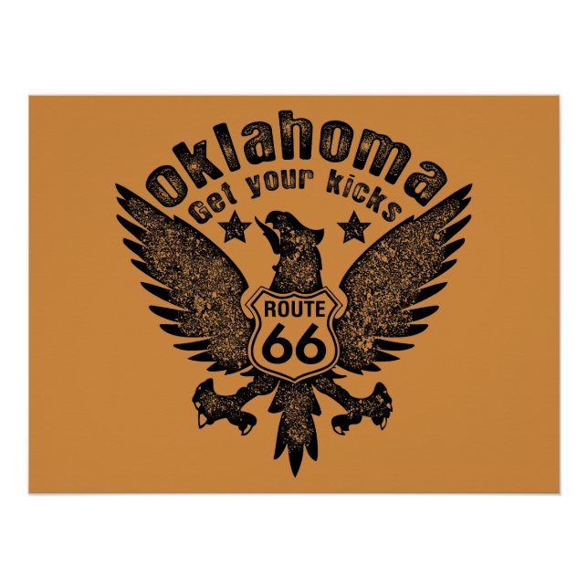 Póster Oklahoma Dê um impulso (Frente)