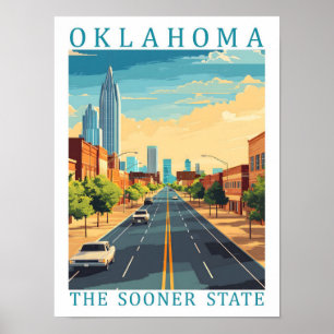 Poster Oklahoma, o Estado mais cedo dos EUA, Viagem