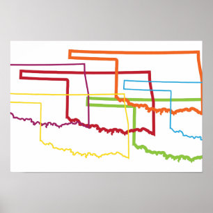 Póster Oklahoma Pride blur