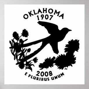 Póster Oklahoma State Quarter
