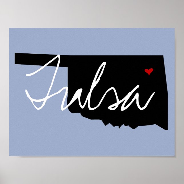 Póster Oklahoma Town (Frente)