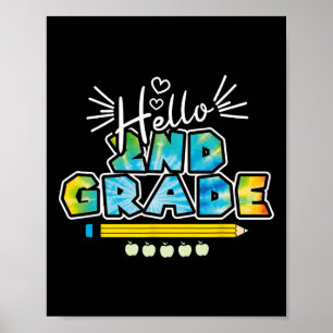 Poster Olá 2ª Série Voltar À Escola Primeiro Dia De Aula 