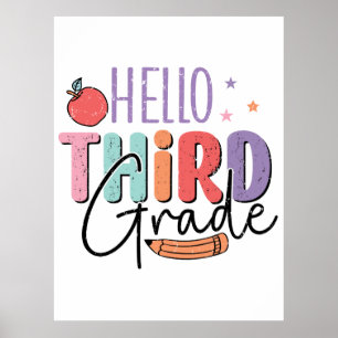 Poster Olá, 3º ano de volta à escola