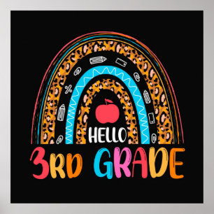 Poster Olá, 3º ano de volta à escola