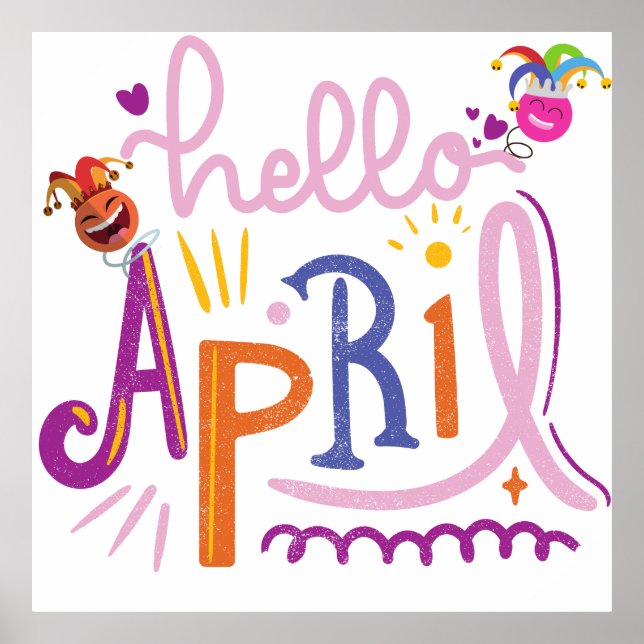Poster Olá April (Frente)