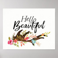 Olá Bela Antler e Flores