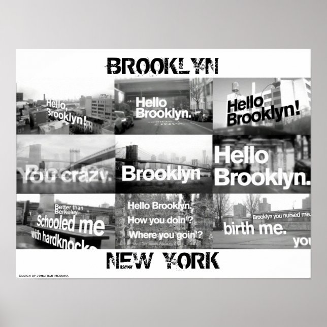 Poster Olá Brooklyn (Frente)