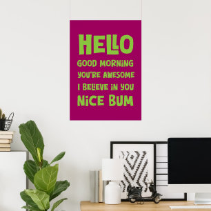Poster Olá, Bum