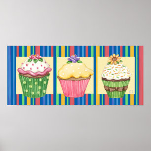 Póster Olá Cupcake - SRF