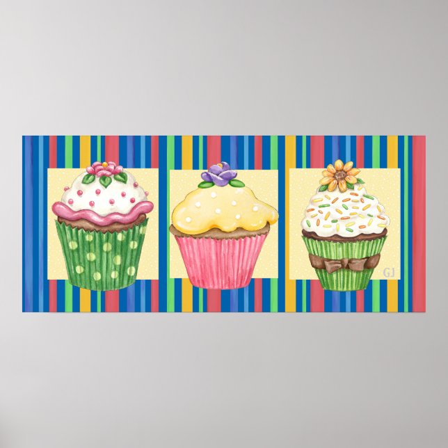 Póster Olá Cupcake - SRF (Frente)