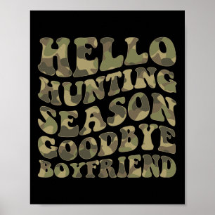 Poster Olá Deer Hunting Season Namorado