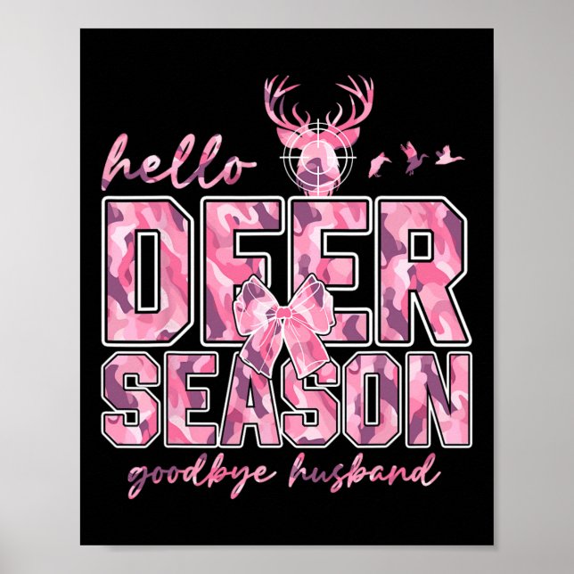 Poster Olá Deer Season Adeus Husbynd 5 (Frente)