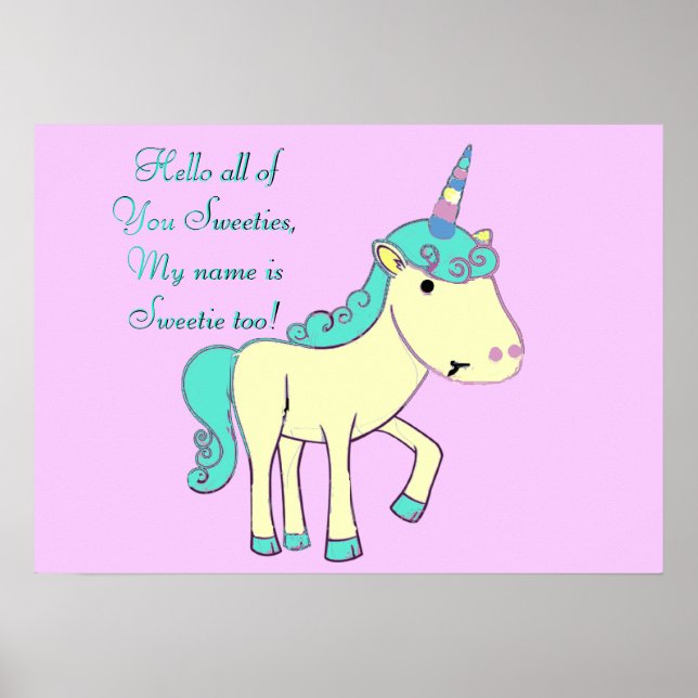 Póster Olá, Docinho (Frente)