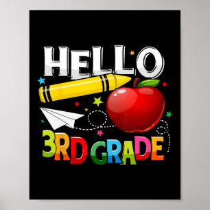 Poster Olá Equipe de Professores da 3ª Série Terceira Sér