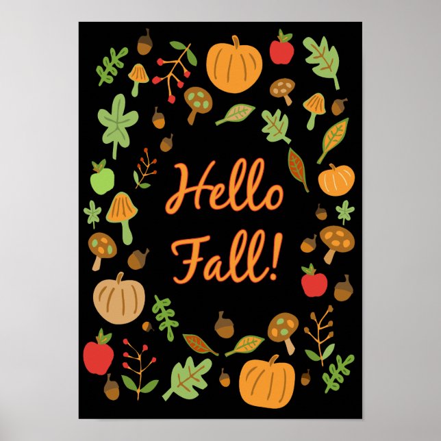 Póster Olá, Fall! (Frente)