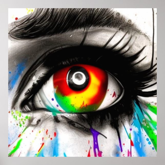 Poster OLÁ! Imagem impressionante. (Frente)