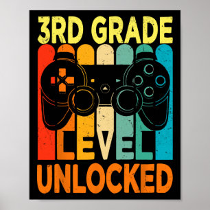 Poster Olá, Jogo de Vídeo Desbloqueado de Nível 3º para