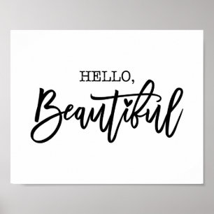 Poster Olá linda