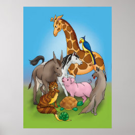 Póster Olá, meus amigos! -Pôster