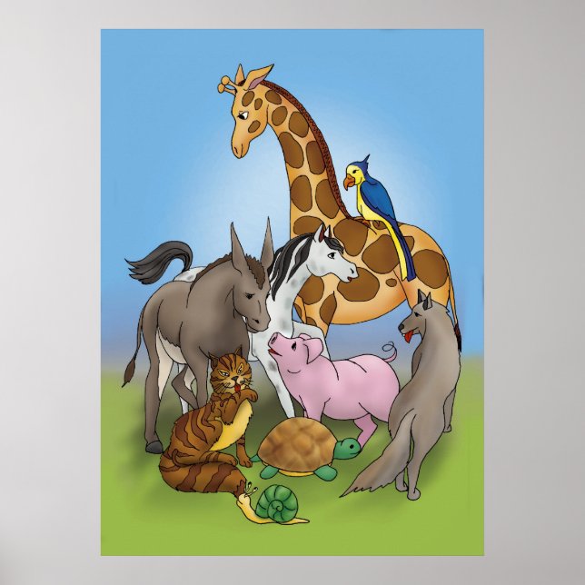 Póster Olá, meus amigos! -Pôster (Frente)