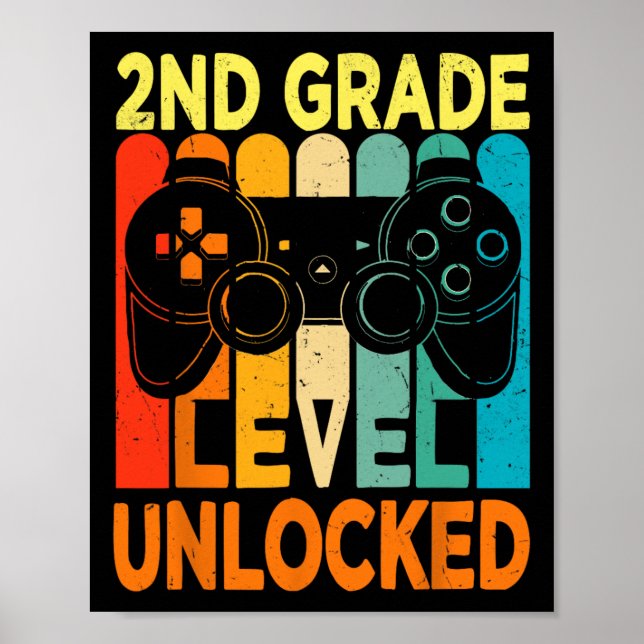Poster Olá Nível de segundo Jogo De Vídeo Desbloqueado Vo (Frente)