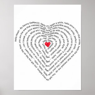 Poster Olá! poemas líricos da canção do coração pel